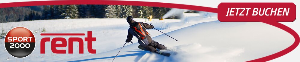 Nutze den Online-Skiverleih bei SPORT 2000 rent für alle Top Skigebiete Österreichs, Deutschland, Frankreich & der Schweiz.