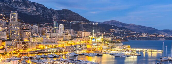 Trip Andorra Feriendestination Monaco - Genießen Sie die Fahrt Ihres Lebens am Steuer eines feurigen Lamborghini oder rassigen Ferrari. Starten Sie Ihre Spritztour in Monaco und lassen Sie das Fürstentum unter den vielen bewundernden Blicken der Passanten hinter sich. Cruisen Sie auf den wunderschönen Küstenstraßen der Côte d’Azur und den herrlichen Panoramastraßen über und um Monaco. Erleben Sie die unbeschreibliche Erotik dieses berauschenden Fahrgefühls, spüren Sie die Power & Kraft und das satte Brummen & Vibrieren der Motoren. Erkunden Sie als Pilot oder Co-Pilot in einem dieser legendären Supersportwagen einen Abschnitt der weltberühmten Formel-1-Rennstrecke in Monaco. Nehmen Sie als Erinnerung an diese Challenge ein persönliches Video oder Zertifikat mit nach Hause. Die beliebtesten Orte für Ferien in Monaco, locken mit besten Angebote für Hotels und Ferienunterkünfte mit Werbeaktionen, Rabatten, Sonderangebote für Monaco Urlaub buchen.